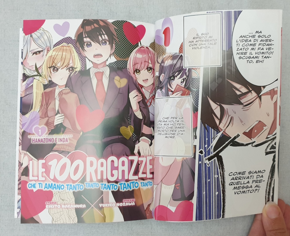 Prima pagina a colori del volume 1